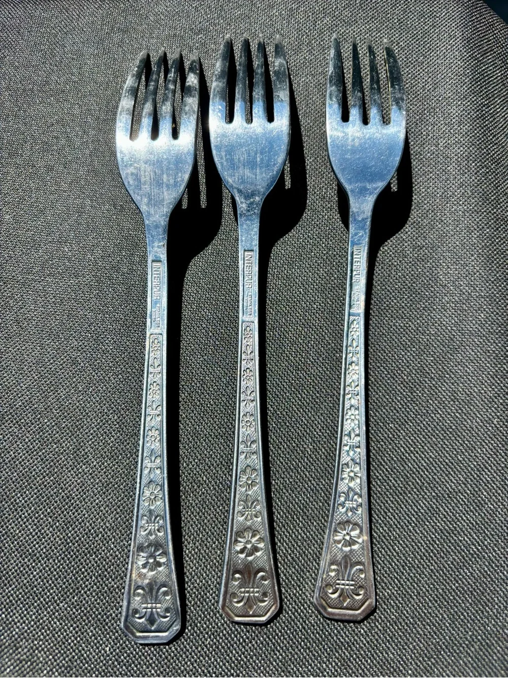 Dinner Fork (3) Interpur FLORENZ Stainless Korea